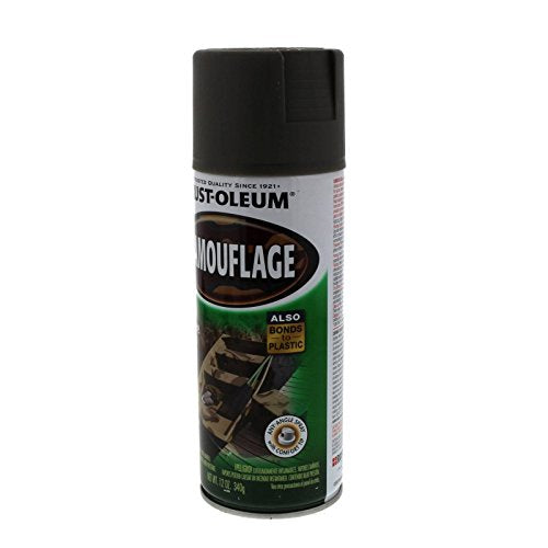 279175 Camouflage 2X Ultra Cover Spray Paint, 12 oz, Deep Forest Green
