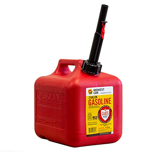 Quick-Flow Spout 2310 2 Gallon 8 oz. Gasoline Can w