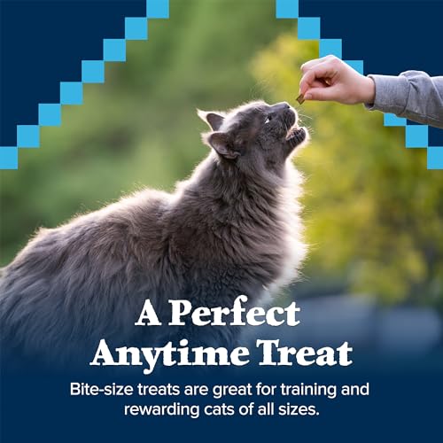 Wilderness Crunchy Cat Treats, Grain-Free Treats for Cats Made with Natural Ingredients, Great for Training, Tasty Chicken Flavor, 12-oz. Tub