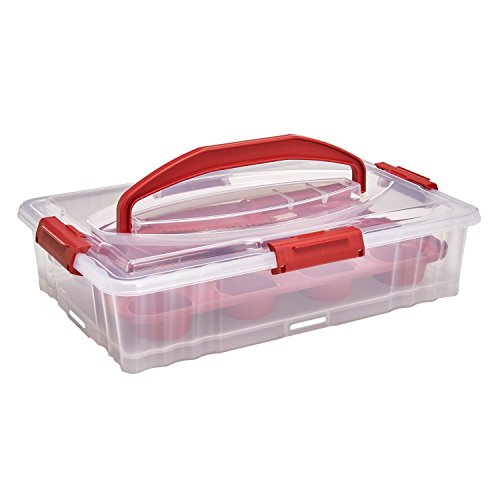 Buddeez Cupcake And Cake Carrier - Stackable Cupcake Ho