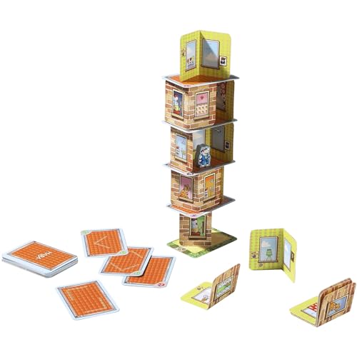Rhino Hero Game - Card Games for Kids, Ideal for Ages 5 & up - The Heroic Rhino Hero Stacking Card Game Adventure - Triple Award Winner