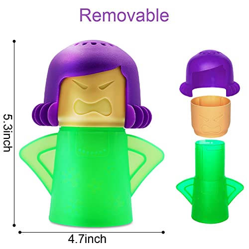 Abnaok Microwave Cleaner, 2 PCS Angry Mama Microwave Cl