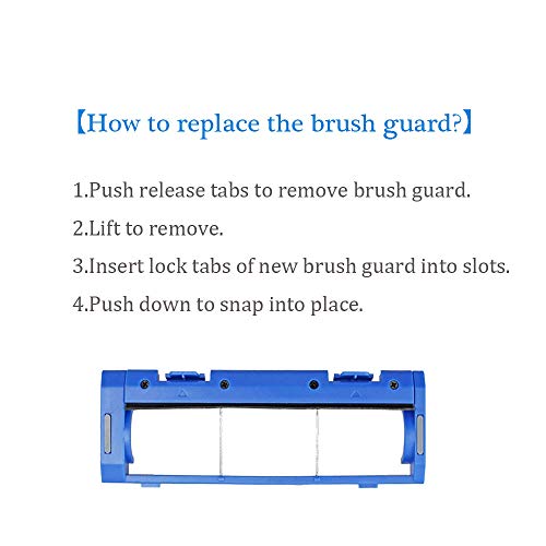 2 Pack Replacement Brush Guard for Eufy RoboVac 11S, RoboVac 11S MAX, RoboVac 15T, RoboVac 30, RoboVac 30C, RoboVac 30C MAX, RoboVac 15C, RoboVac 15C MAX, RoboVac 12, RoboVac 35C Accessory