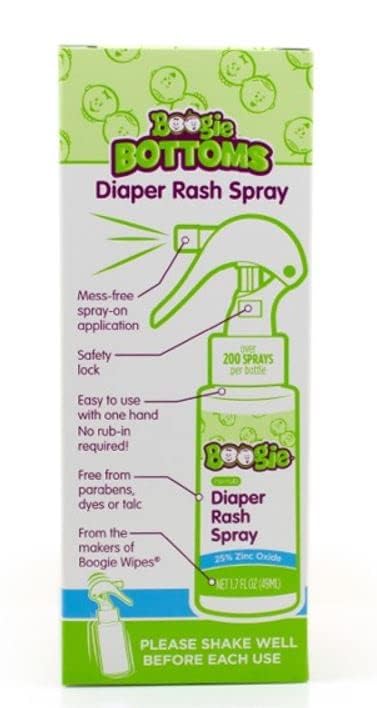 Boogie Bottoms No-Rub Diaper Rash Spray