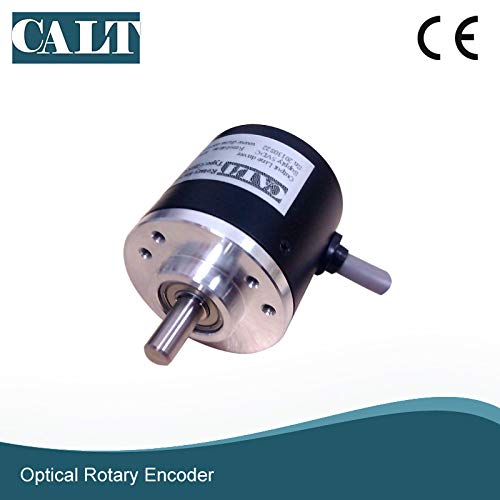 38mm Body Diameter 6mm Solid Shaft Rotary Encoder 2000PPR Line Driver Output 5V Power Supply