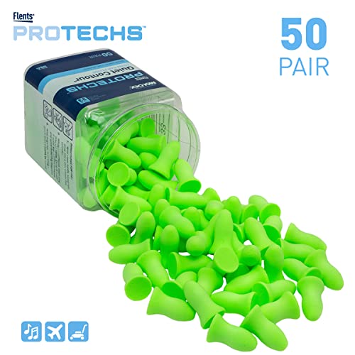 Flents Foam Ear Plugs, 50 Pair for Sleeping, Snoring, L