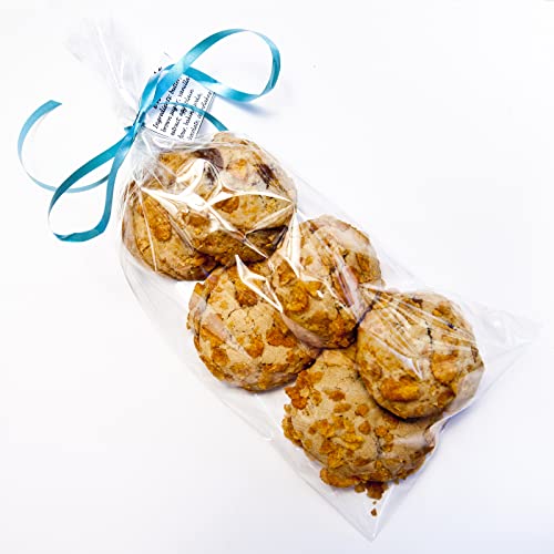 Morepack Cello Cellophane Treat Bags,200 Pieces 7x13 In