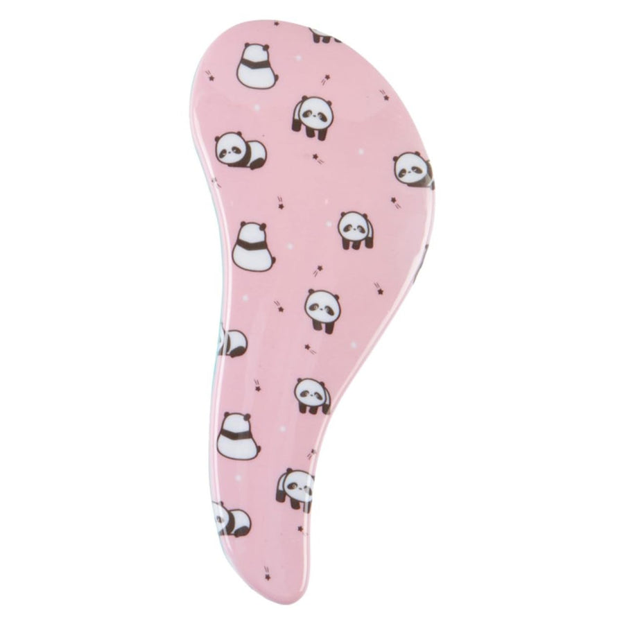 Tanglefree Detangling Hairbrush, Panda Emoji's, Pink