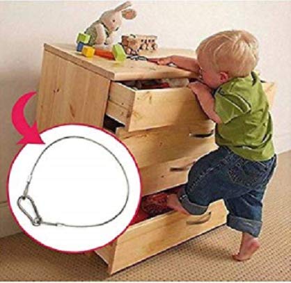 Carabiner Clip, Spring Snap Hooks, Heavy Duty Stainless Steel 304 Hooks, Swing Set Kit for Gym,Camping,Swing,Leash Dog, Rope Connected/M6 4Pack