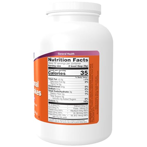 NOW Foods Supplements, Nutritional Yeast Flakes, Fortif