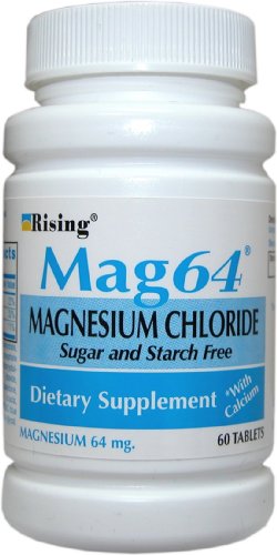 Rising Mag64 Magnesium Chloride with Calcium Tablets, 6