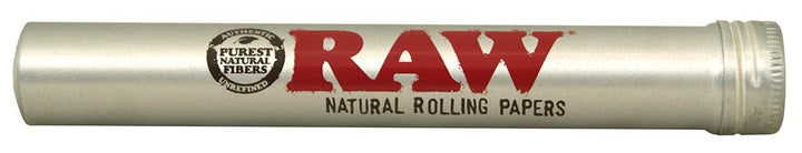 RAW Thentic Cigar Style Aluminum Tube, Silver, 1 Count