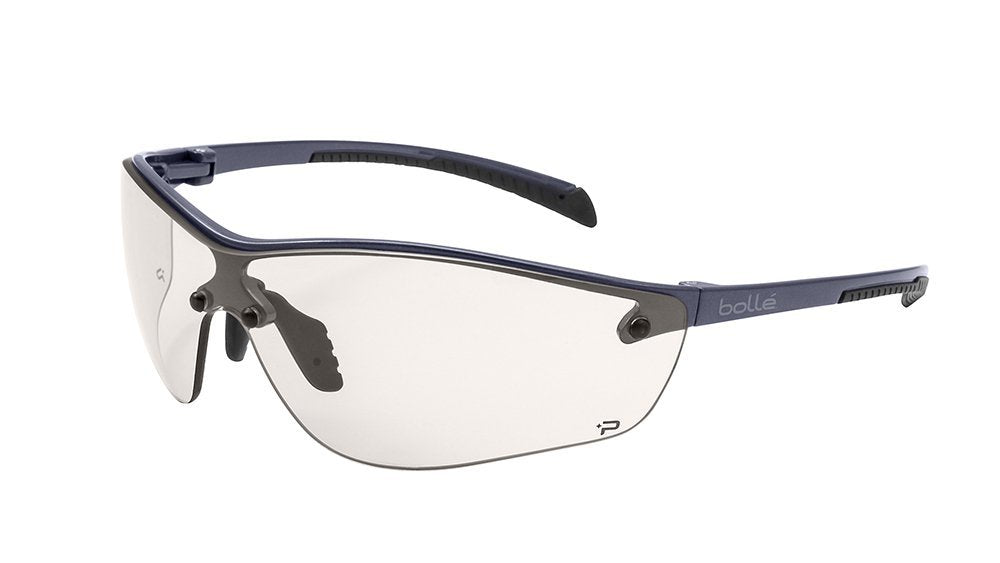 Bolle Safety Silium+ Safety Glasses, Dark Gunmetal Fram