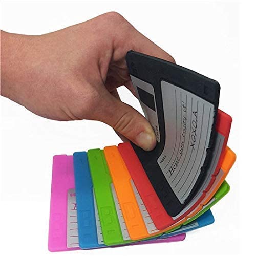 Set of 6 Silicon Floppy Disk Coasters Fun - Retro Coasters - Durable Heat Resistant - Non Slip - Good Gift