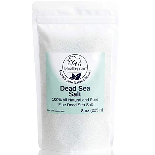 Dead Sea Bath Salt | 8oz Travel Size | 100% Natural and Pure | Fine Grain | Ideal for Baths and Soaks