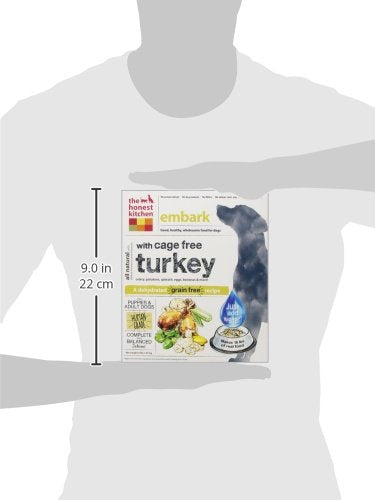 Human Grade Dehydrated Grain Free Dog Food – Complete Meal or Dog Food Topper – Turkey 4 lb (makes 16 lbs)