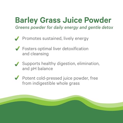 Organic Barley Grass Juice Powder | Chlorophyll-Rich Greens Powder | Organic Cold-Pressed Barley Grass Juice | for Energy, Detox, and Digestion Support (5.3 oz.)