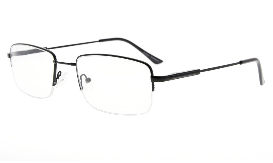 Eyekepper Mens Half-Rim Reading Glasses Memory Readers 
