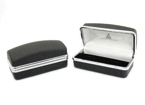 Rud-6503 Cufflinks For Men {Gun Metal}