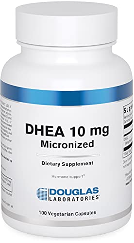 DHEA 10 mg Capsules - Micronized - Supports Hormone Balance, Immunity, Brain, Bone Health & Metabolism* - Non-GMO - 100 Vegetarian Capsules
