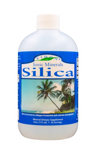 Liquid Silica Mineral Concentrate - Silica Supplement for Hair, Skin and Nails, Silica Drops to Support Collagen Production, Joint and Bone Health, Helps Manage Calcium - 18 oz