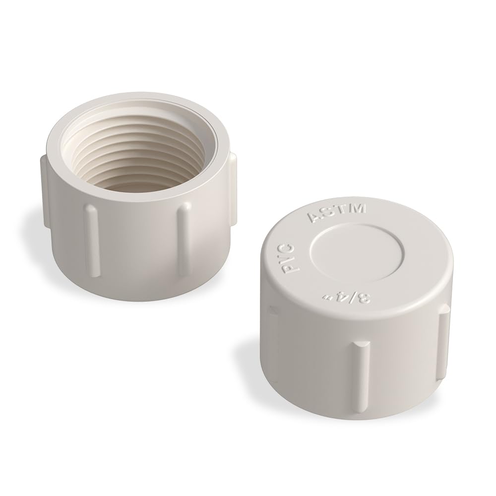 3/4 Inch PVC Pipe End Cap – Sch 40 3/4 PVC cap – PVC En