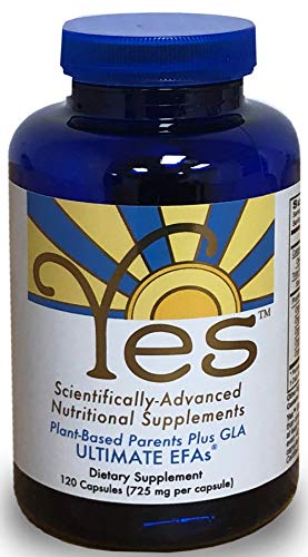 Fish Oil Omega 3 Supplements Alternative-YES Omega 3 &amp; 6 Fatty Acid - Burpless, Plant Based - DHA, EPA, SDA - Cholesterol, Heart, Skin, Energy, Eyes, Immunity Support by YES (120 gelcaps)