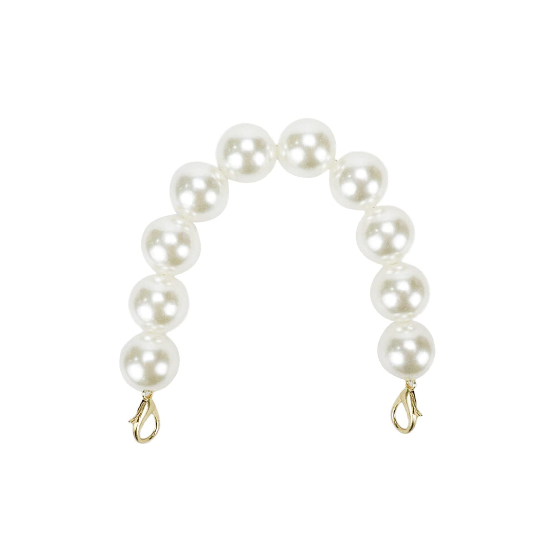 Meprotal Faux Pearl Beads Chain Handbag Pearl Handle Ch