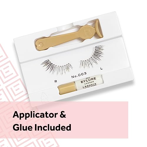 Eylure Naturals Accent No. 003 Reusable Eyelashes, Adhe