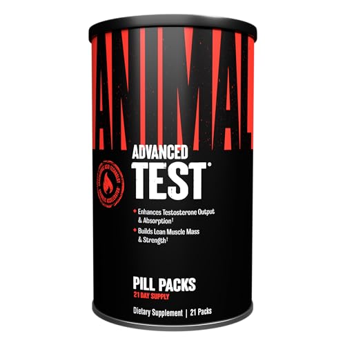 Test Testosterone Booster for Men - Male Enhancing Supplement Libido Booster for Strength Athletes &amp; Bodybuilders to Increase Stamina, Endurance, Muscle Growth, All-in-One Packs – 21 Day Cycle