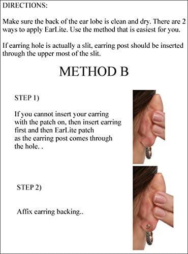 EarLite 60 patches Invisible Earring Ear Support Waterp