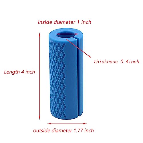 IADUMO Bar Grips for Weightlifting,Thick Barbell Bar Gr