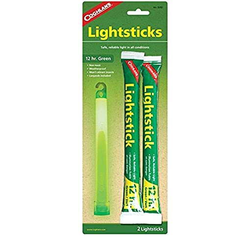 Coghlan's Lightsticks, Green, 2-Pack