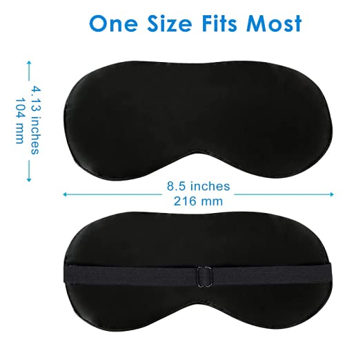 JEFlex Natural Silk Sleep Mask Blindfold, Super-Smooth 