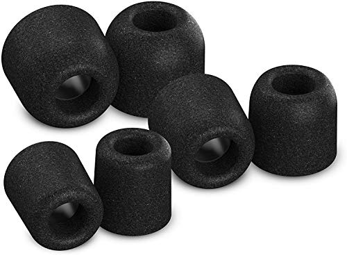 Comply Foam 500 Series Ear Tips for KZ ZS10 Pro, ZSX, AKG N5005, Moondrop Aria, Kato & Chu, FiiO FH7, Assorted S, M, & L, 3 Pairs - No TechDefender, Memory Foam Replacement Tips, Made in the USA