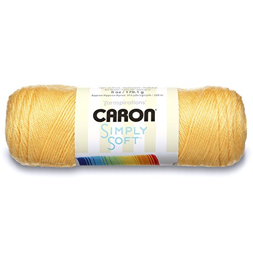 H9700-9755 Simply Soft Solids Yarn, 6 oz, Sunshine