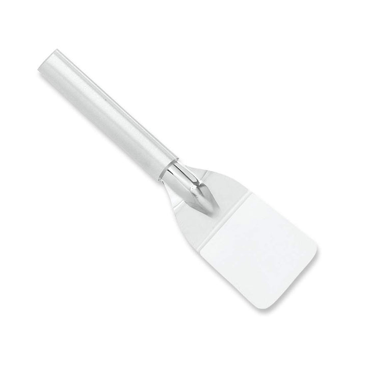 Rada Cutlery Mini Dessert Server - 7-1/2 Inch Stainless Steel Small Spatula with Aluminum Handle