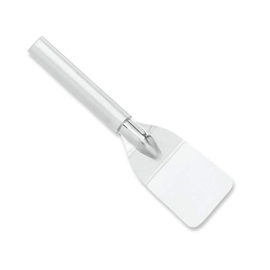 Rada Cutlery Mini Dessert Server - 7-1/2 Inch Stainless Steel Small Spatula with Aluminum Handle