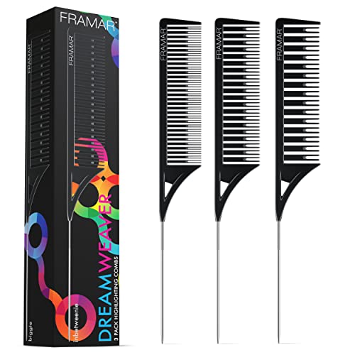 Framar Dreamweaver Highlight Comb Set – Combs for Hair 