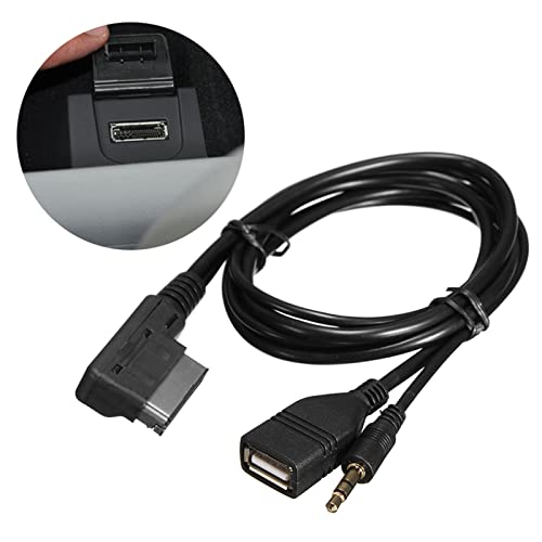 Yosoo Health Gear Aux Cable Adapter Ami Mdi MMI 3.5mm J