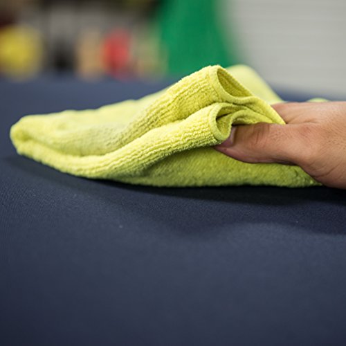 MIC10303 Microfiber Towel, Great for Cars, Trucks, SUVs, RVs, Home, Pets, &amp; More (Yellow 16 x 16 ) 3 Pack