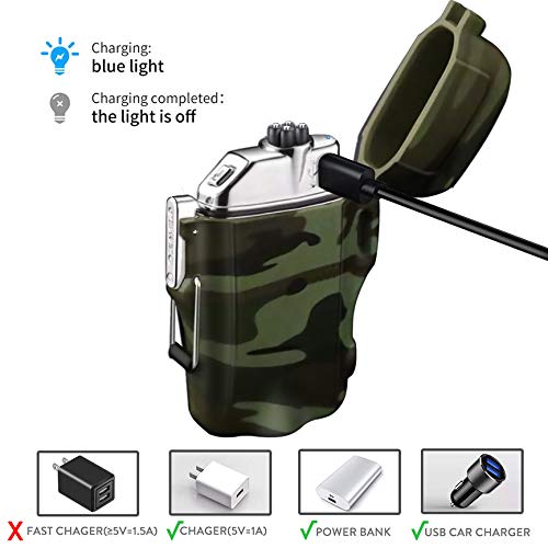 SUPRUS Waterproof Lighter Plasma Arc Lighter Rechargeab