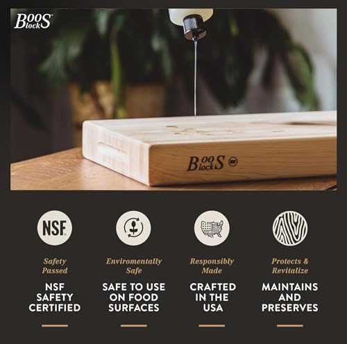 John Boos MYSB Mystery Butcher Block Oil, 16 Ounce Bott