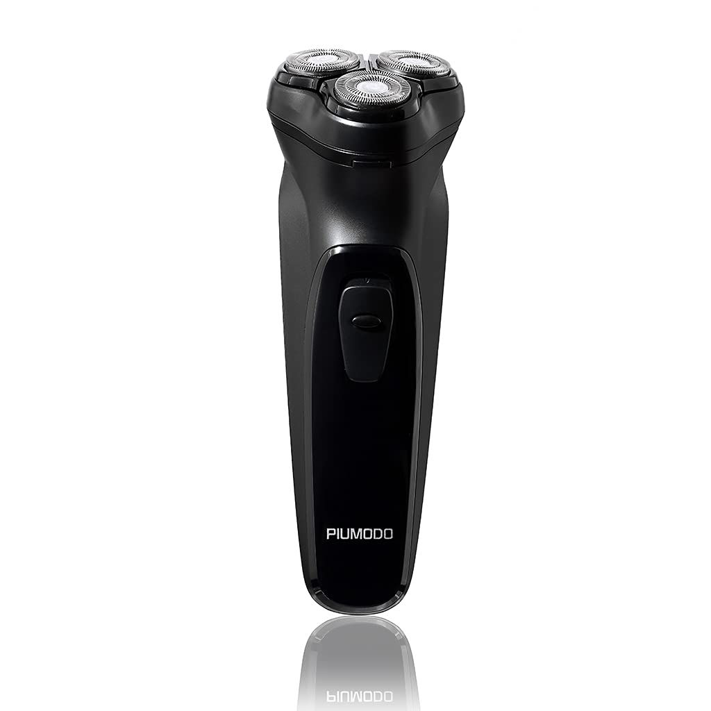 , Men Electric Rotary Shaver ,face Hair Rechargeable Black Razors for Men,Portable Grooming kit Trimmer,Blade Washable