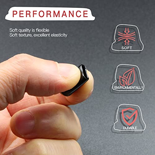 Jamiikury 120PCS Screw Thread Protectors 3mm ID Rubber 