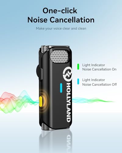 Hollyland Lark M1 Wireless Lavalier Microphone with Noi