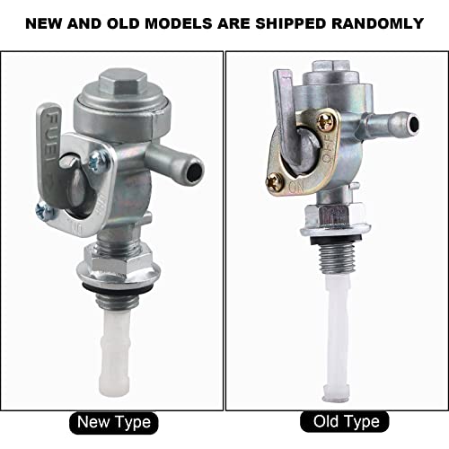 Fuel Valve Switch, Keenso Gas Tank Petcock Fuel Valve for Generator Gasoline Gas Fuel Tank Switch M10 1.25
