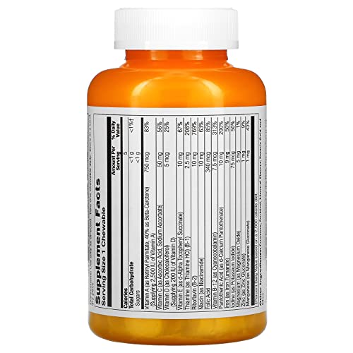 Thompson Children's Multi, Chewable, Punch (Btl-Plastic) 120ct