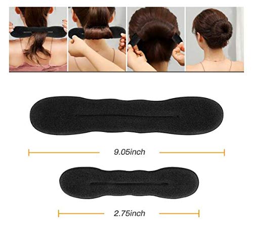 erioctry Set of 20 Donut Bun Maker Fashion Hair Design 