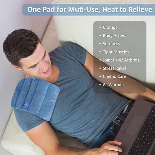SuzziPad Microwave Heating Pad, 6.5x12” Reusable Moist 